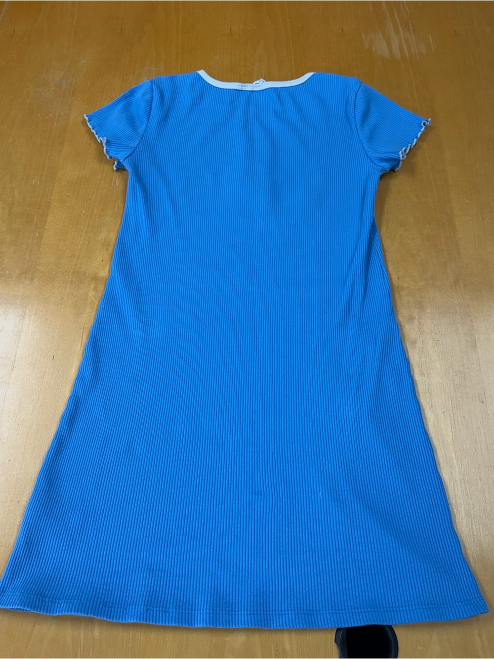 Roxy Youth Dress Girls  L 14 / 16 Ribbed Tee Dress with White Sun Graphic - Picture 7 of 9